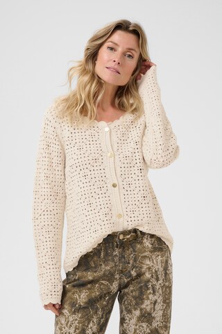 Cream Strickjacke in Beige: Vorderseite