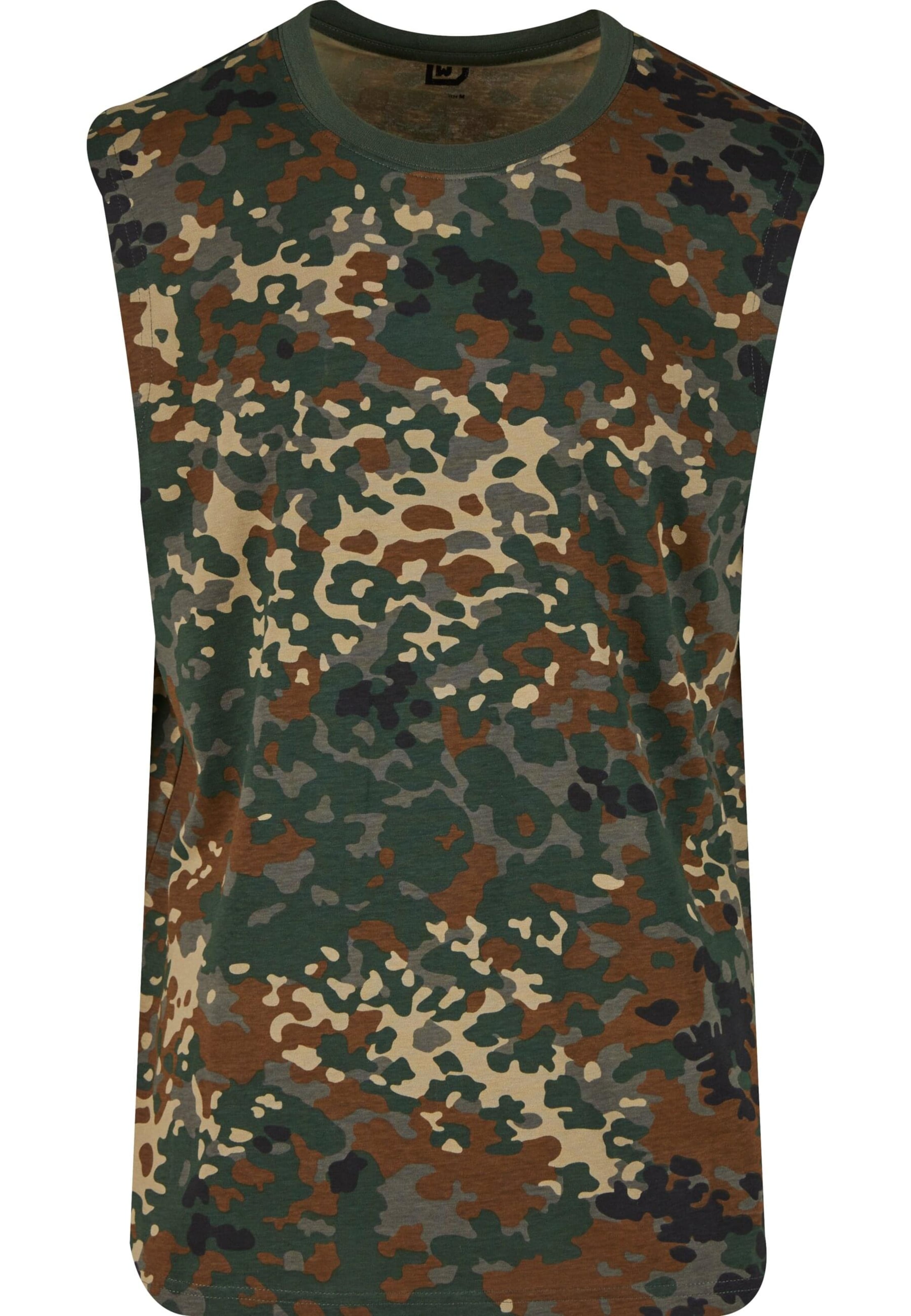 Brandit Tričko – zelená: přední strana