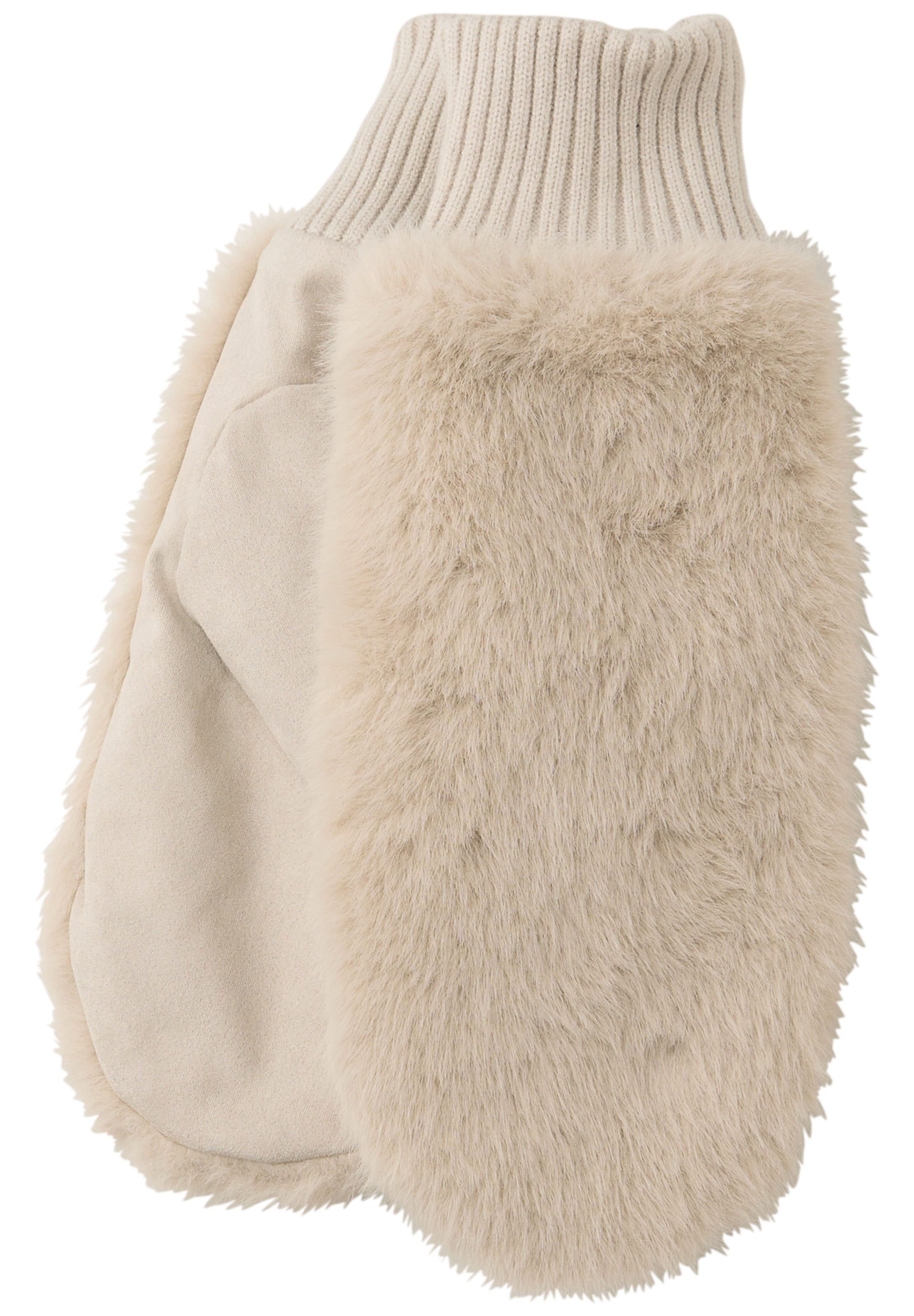 STREET ONE Fäustlinge in Beige: Vorderseite