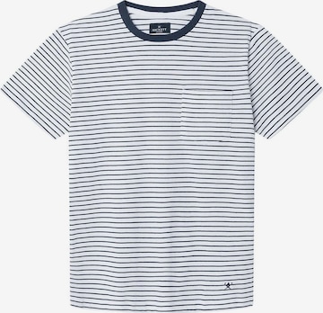 T-Shirt Hackett London en blanc : devant