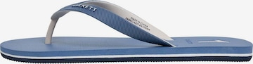 Tongs 'Capri Numbers' Hackett London en bleu : devant