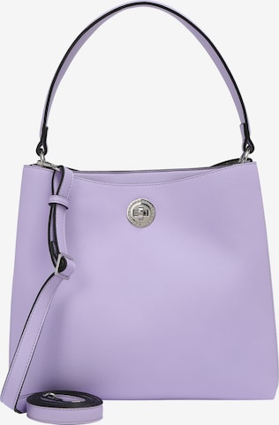 L.CREDI Handbag 'Filippa' in Purple: front