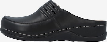 BERKEMANN Clogs 'Victoria' in Schwarz: Vorderseite