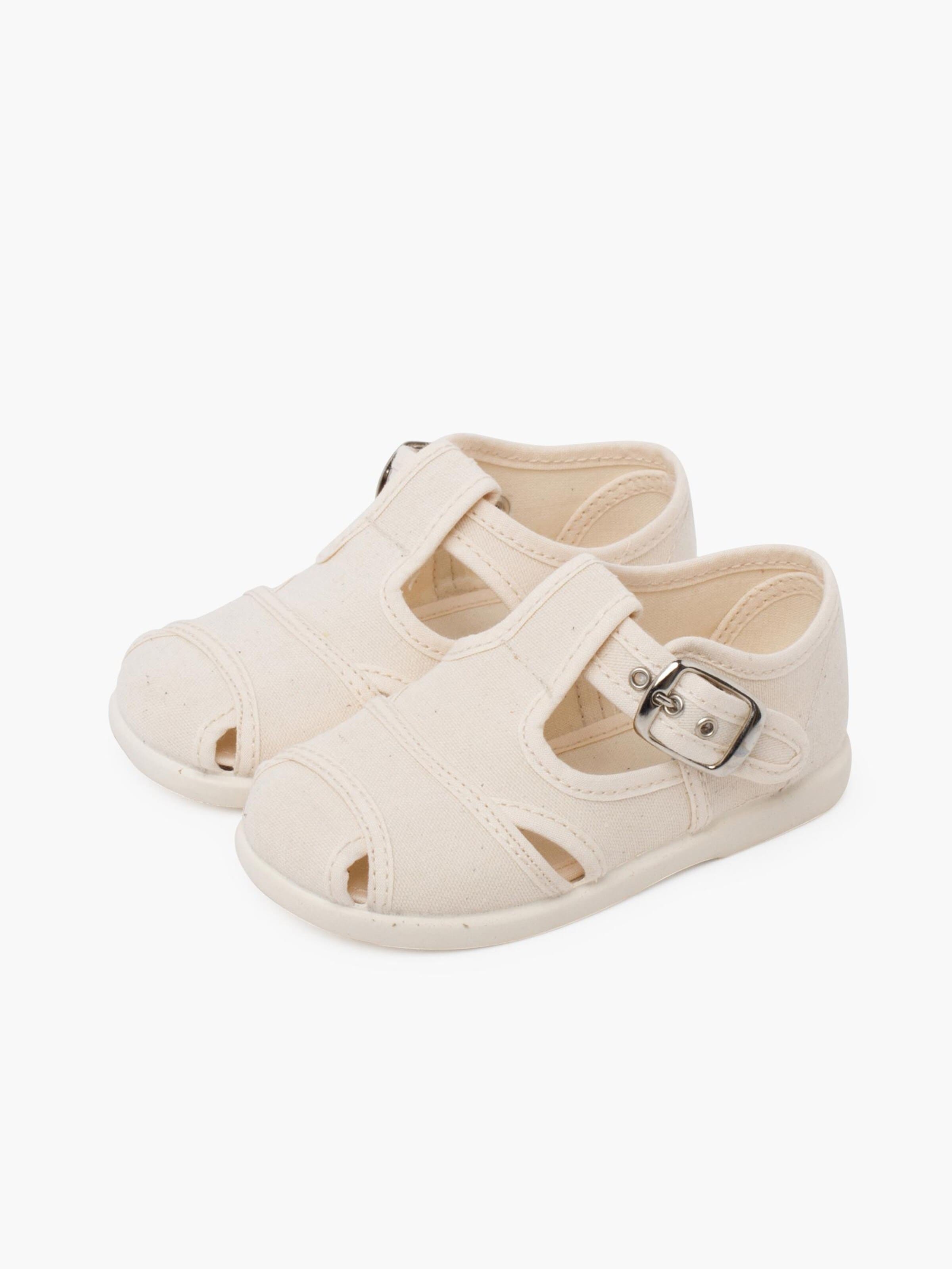 Pisamonas First-Step Shoes in Beige