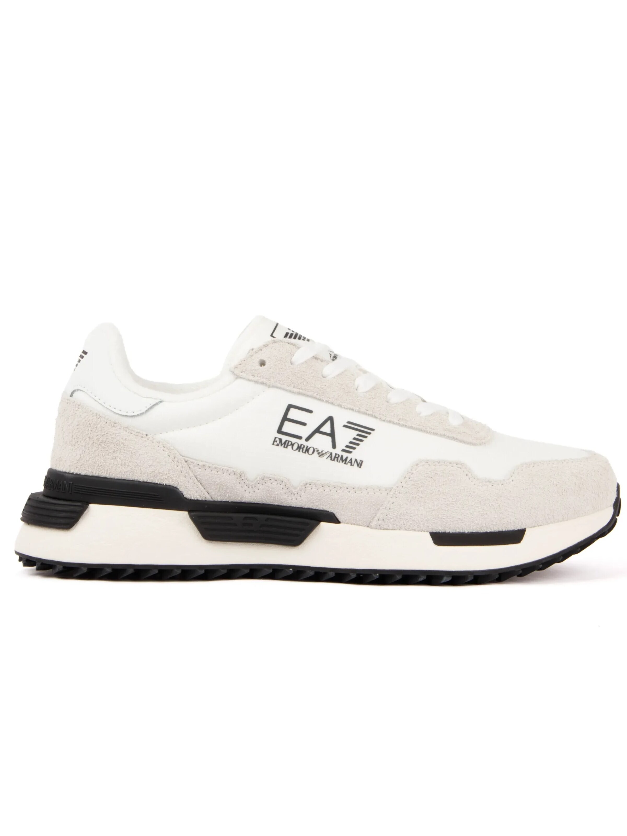 ARMANI Lace-Up Shoes 'Vintage' in White: front