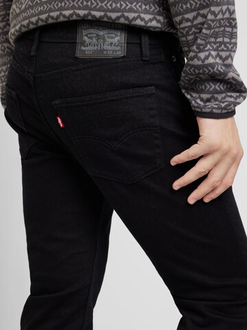 LEVI'S ®Slimfit Traperice '511' - crna boja