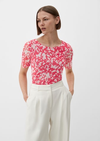 s.Oliver BLACK LABEL Shirt in Roze: voorkant