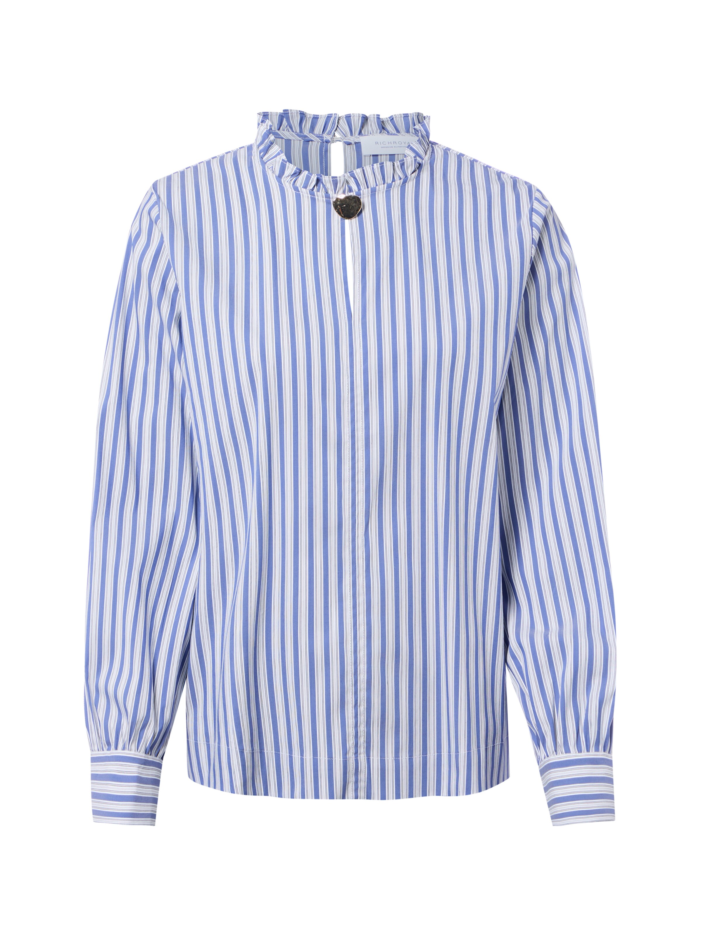 Chemisier Rich & Royal en bleu : devant