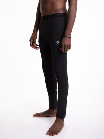 mymotus Tapered Sportbroek 'Mymotus Men Comfort Running Tight Black RM51 NOS' in Zwart