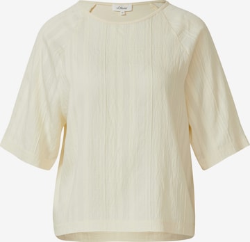 T-shirt s.Oliver en beige : devant
