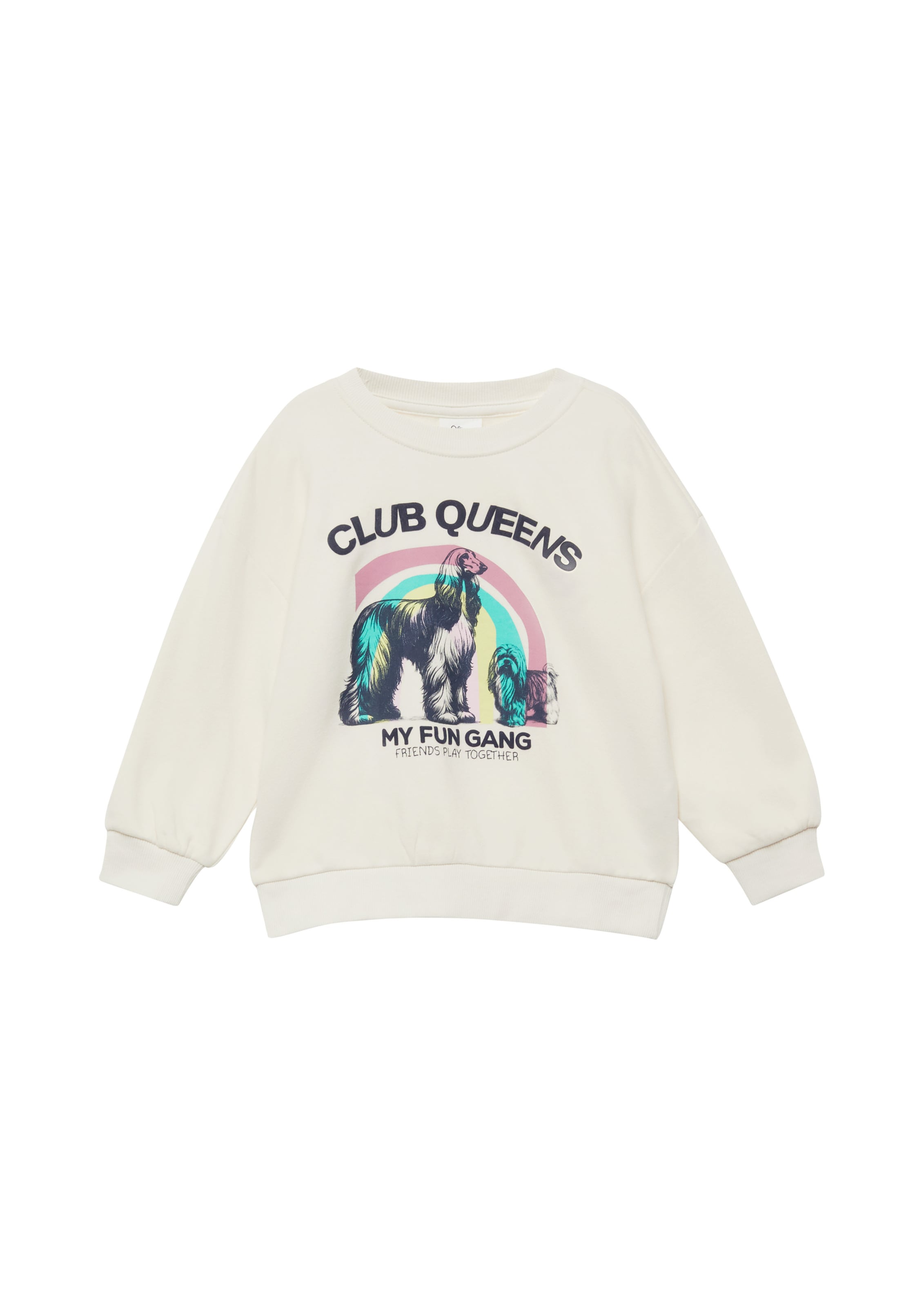 s.Oliver Sweatshirt in Beige: voorkant