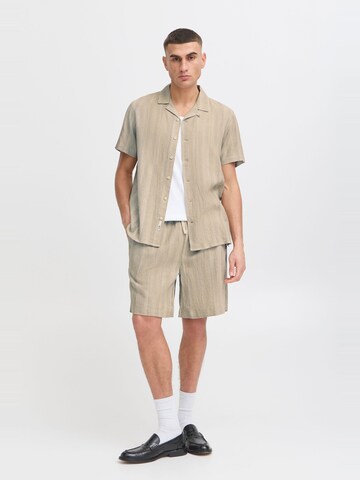 !Solid Comfort Fit Hemd 'SDPaick' in Beige
