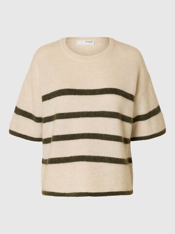 Pull-over SELECTED FEMME en gris : devant