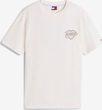 Tommy Jeans Särk 'HEART', värv valge: eest vaates