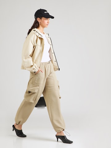 KARL LAGERFELD JEANS Loosefit Cargobyxa i beige