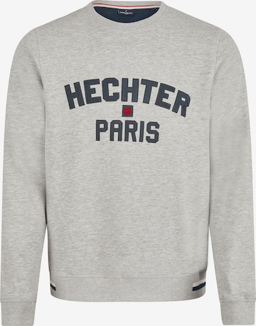 HECHTER PARIS Sweatshirt in Grijs: voorkant