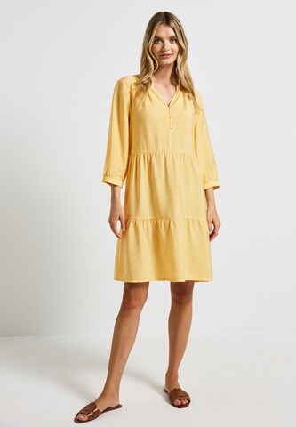 STREET ONE Shirt Dress in Yellow