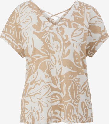 s.Oliver Shirt in Beige: voorkant