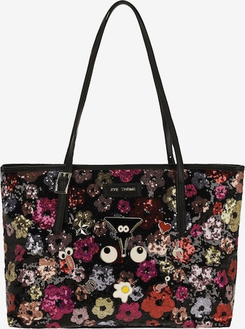 MYMO - Shopper 'Pop Eyetheme' em preto: frente