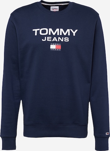 Tommy Jeans Mikina – modrá: přední strana