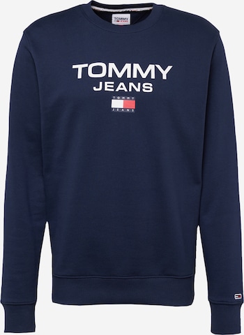 Tommy JeansSweater majica - plava boja: prednji dio