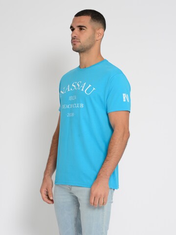NASSAU Beach Club Shirt ' NB231044 ' in Blue