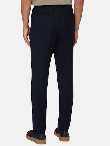 Coupe slim Pantalon à pince Boggi Milano en bleu