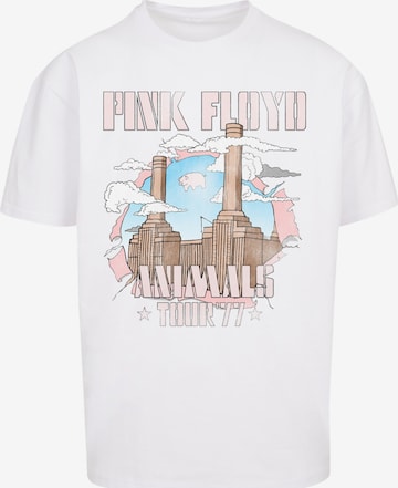 F4NT4STIC Shirt 'Pink Floyd ' in Wit: voorkant