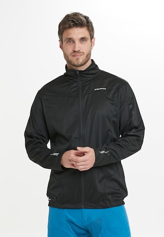 ENDURANCE Training Jacket 'Cluson' in Black: front