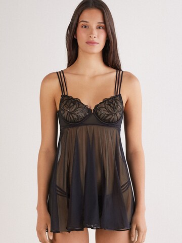 INTIMISSIMI Negligee 'DARK MOON GIRL' in Black: front