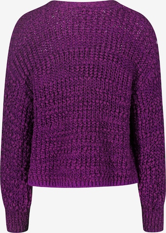 zero Knit Cardigan in Purple