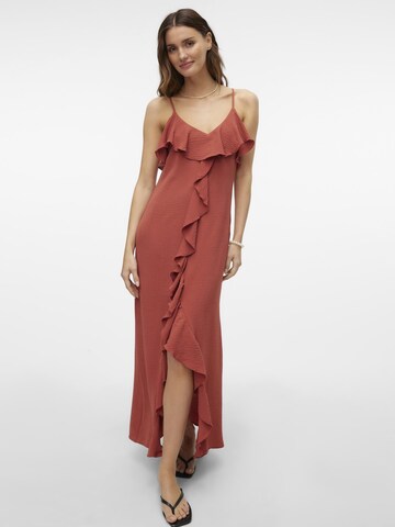 VERO MODA Dress 'ALVA' in Brown: front