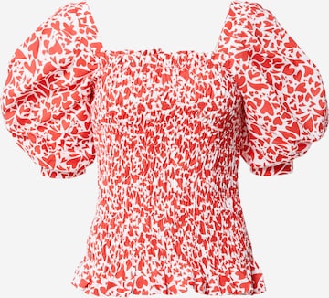 A-VIEW - Blusa 'Rikka' en rojo: frente