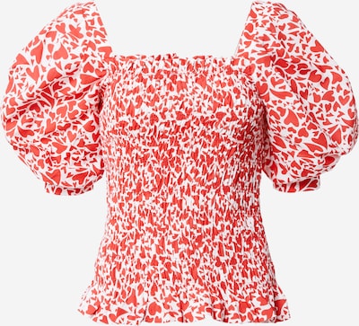 A-VIEW Bluse 'Rikka' i rød / hvid, Produktvisning
