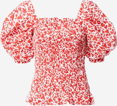 A-VIEW Bluse 'Rikka' in rot / weiß, Produktansicht