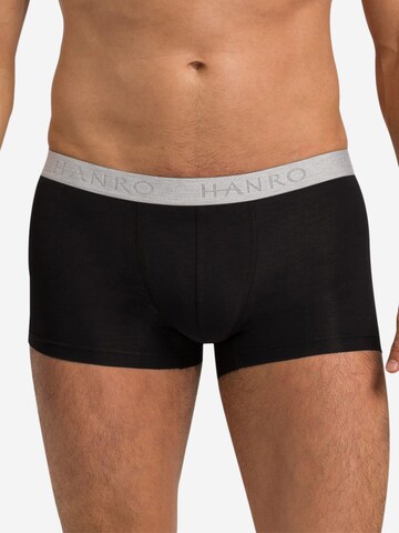 Hanro Boxershorts 'Cotton Essentials' in Zwart: voorkant