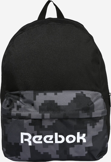 Reebok Sport Rucksack in hellgrau / dunkelgrau / schwarz / weiß, Produktansicht