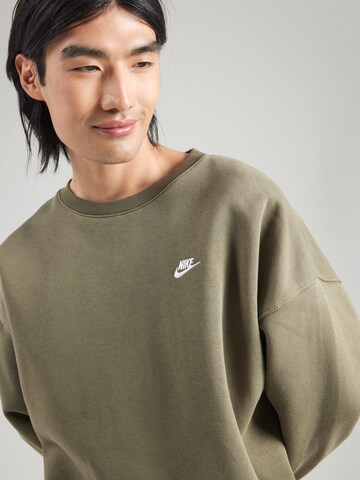 Nike Sportswear Sweatshirt 'CLUB' in Green