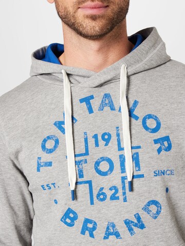 TOM TAILOR Sweatshirt in Grau