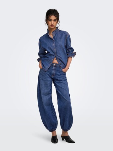 ONLY Bluse i blå