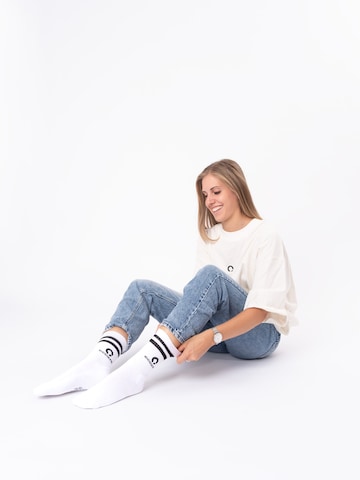 Occulto Athletic Socks 'Ray' in White