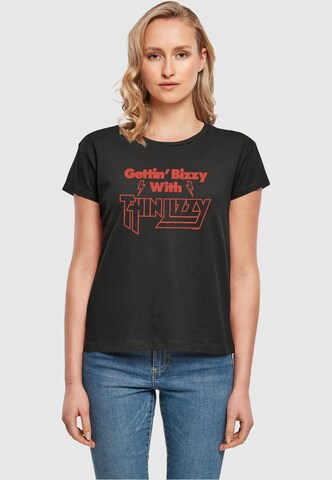 T-shirt 'Thin Lizzy - Gettin Bizzy' Merchcode en noir : devant