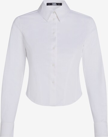 Karl Lagerfeld Блузка в Белый: спереди