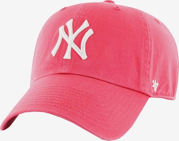47 Cap '47 Brand New York Yankees Clean Up Cap' in Rot: Vorderseite