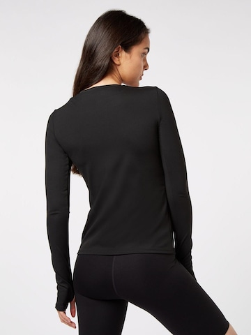 YO-GAYA Sporttop 'Long Sleeve Top' in Zwart
