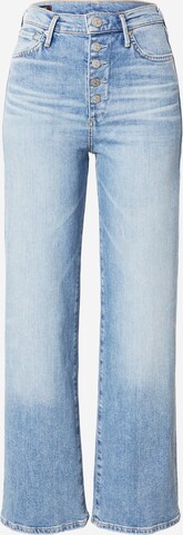 True Religion Wide leg Jeans in Blauw: voorkant