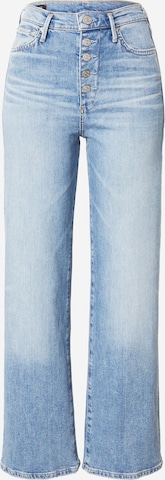 True Religion Wide leg Jeans in Blauw: voorkant