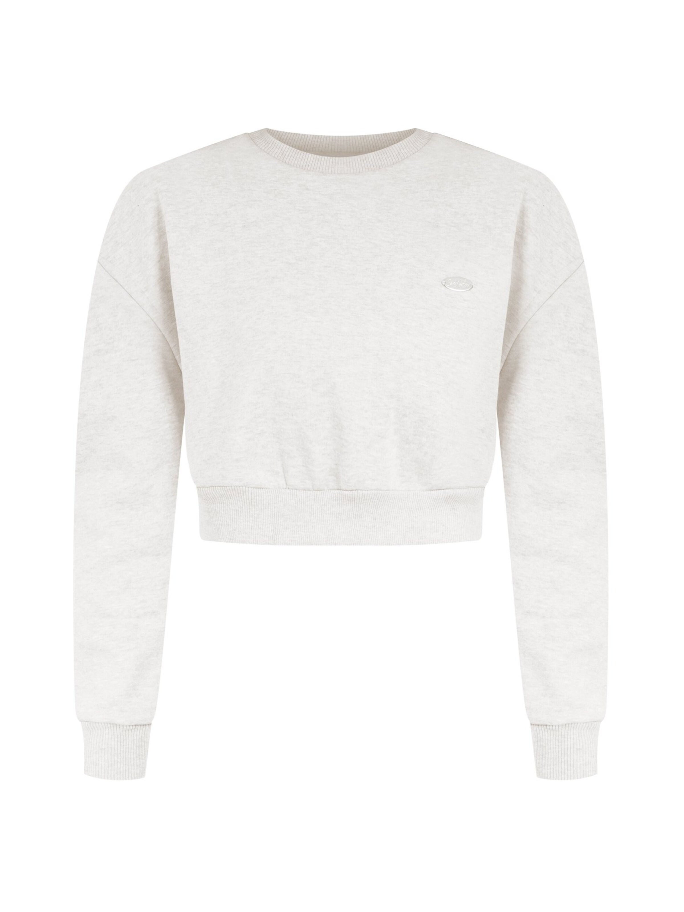Sweat-shirt 'Amelia' Smilodox en beige : devant