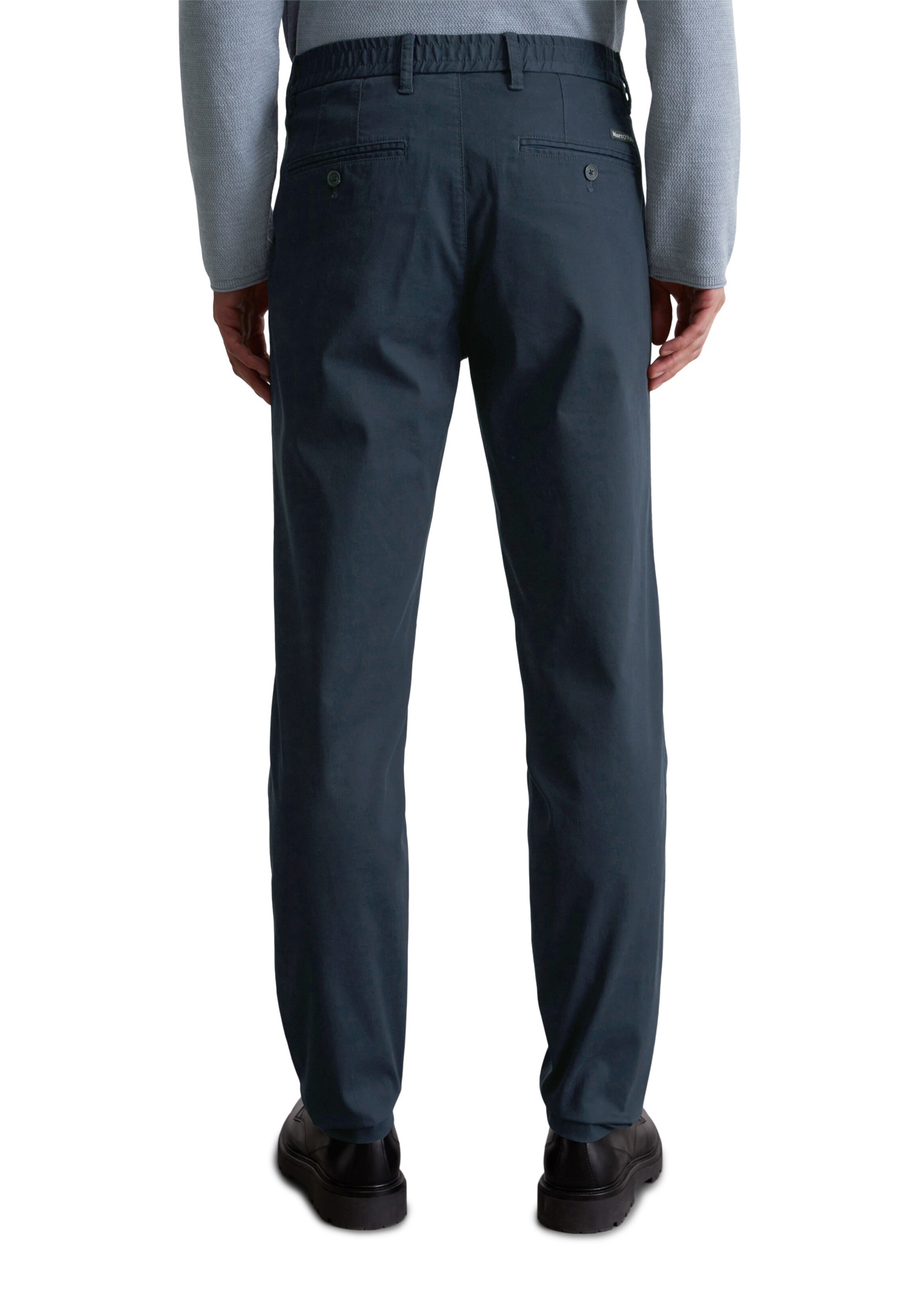 Coupe slim Pantalon chino Marc O'Polo en bleu