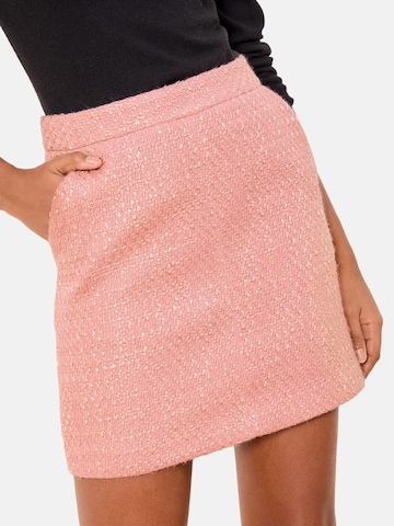 Lipsy Skirt in Pink: front